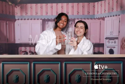 Photo Booth Rental in NYC Apple TV Lessons in Chemistry | Mashbooths Modern Photo Booth Rentals