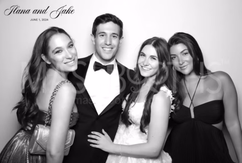 Wedding guest entertainment featuring interactive photo booth NYC setup | Mashbooths Modern Photo Booth Rentals