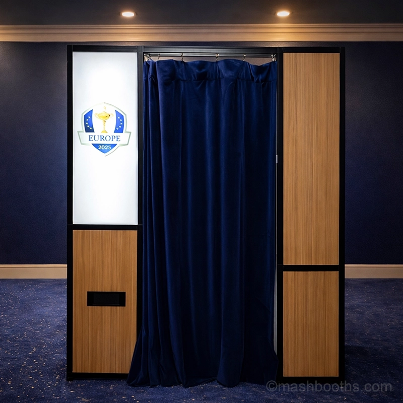 Luxury vintage photo booth rental NYC for corporate events and brand activations | Mashbooths Modern Photo Booth Rentals