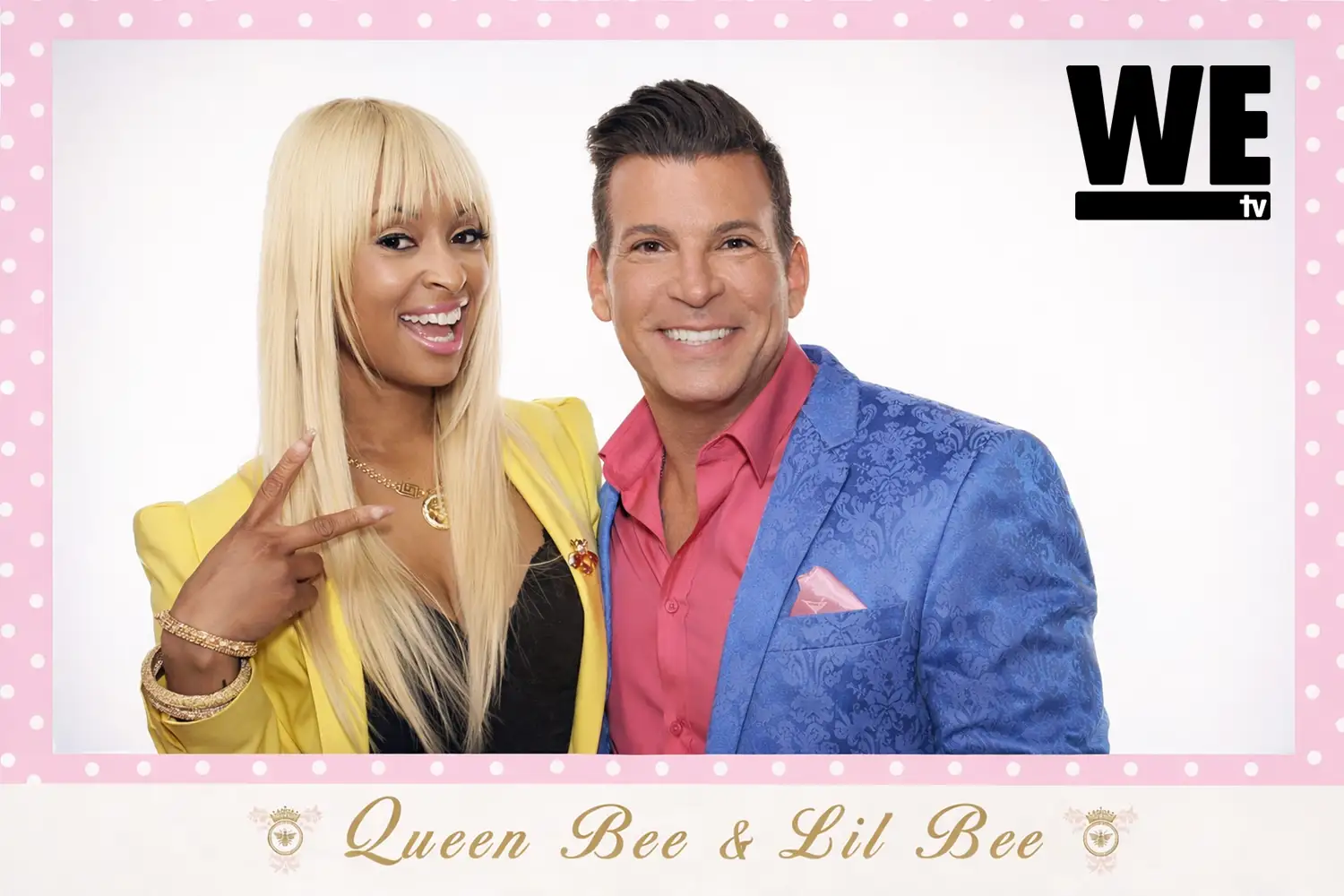 Celebrity photo booth activation on WE tv with David Tutera at a live NYC event by Mashbooths